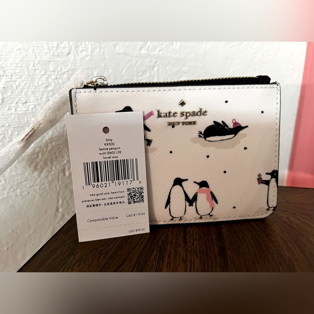 Penguin Design Kate Spade Wallet